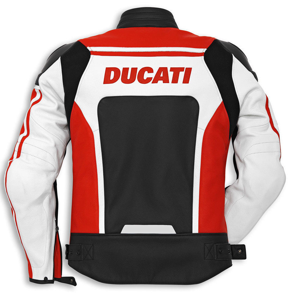 DUCATI CORSE MOTORCYCLE LEATHER RACING JACKET