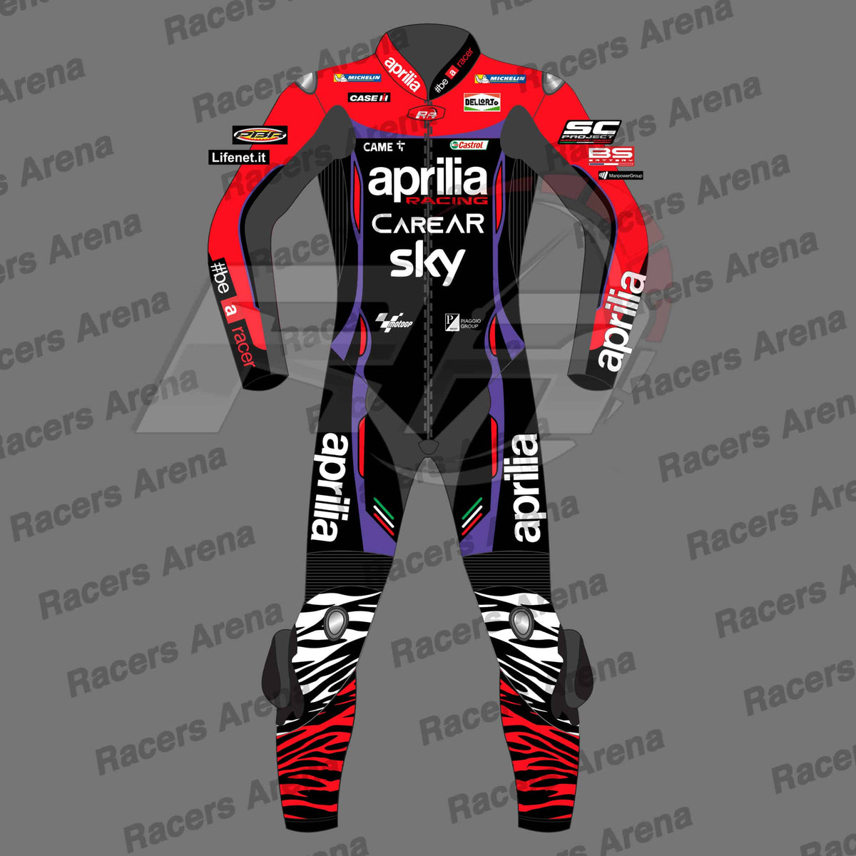 Aleix Espargaro Aprilia MotoGP 2023 Motorcycle Leather Racing Suit