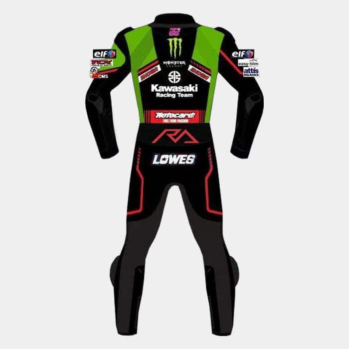 Alex Lowes Leather Racing Suit Kawasaki WSBK 2021