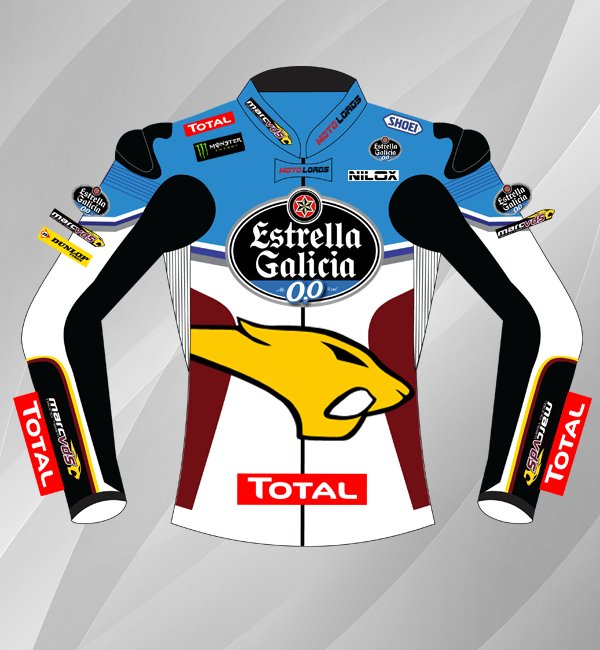 Alex Marquez Mens Leather Jacket – Estrella Galicia MarcVDS