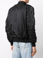 Apollo MA-1  Flight Aviator Black Bomber Jacket