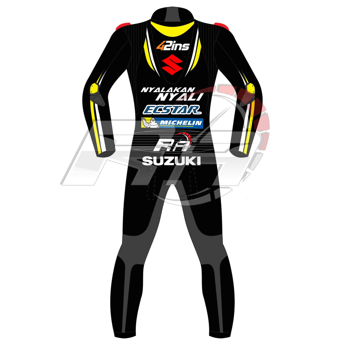 Andrea Iannone Suzuki MotoGP Black Leather Suit 2018