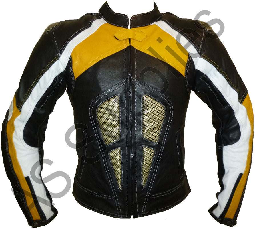 Anubis neXus Leather Motorcycle Jacket - Kevlar Armour