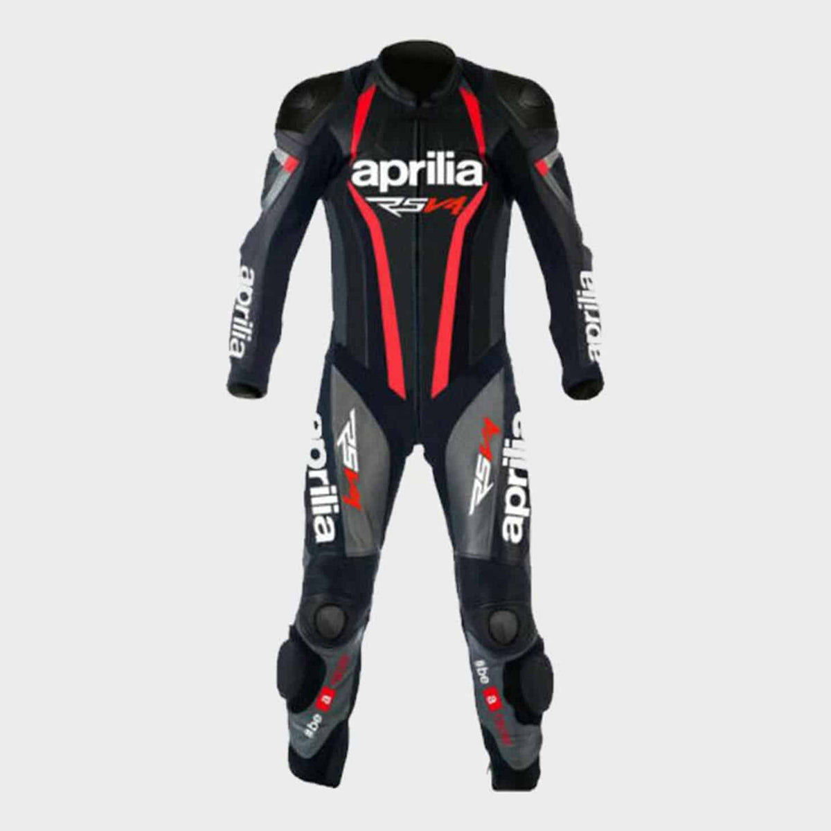 Aprilia Black v4 Leather Race Suit
