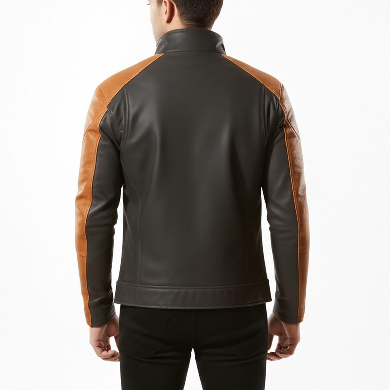 Arc Raiders Ryder Orange and Black Leather Jacket - Game Cosplay Jacket
