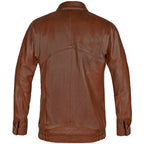 Aviator Bomber Leather Jacket