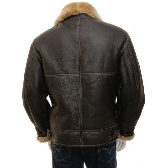 Mens B3 Shearling Bomber Aviator Jacket