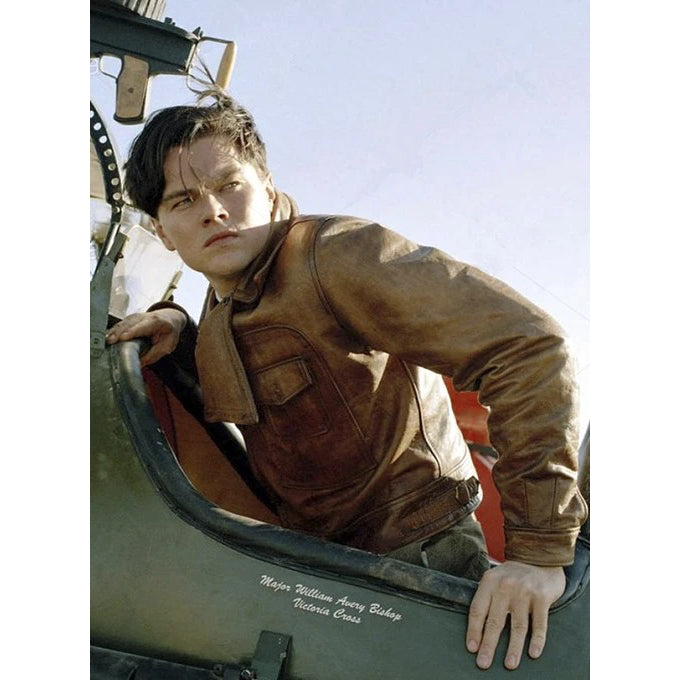 Aviator Leather Jacket For Men