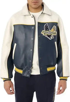 Men’s Avirex Soccer League Leather Bomber Jacket