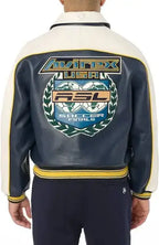 Men’s Avirex Soccer League Leather Bomber Jacket