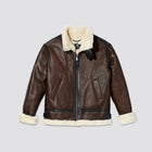 Men’s Brown B3 Sheepskin Shearling Bomber Jacket