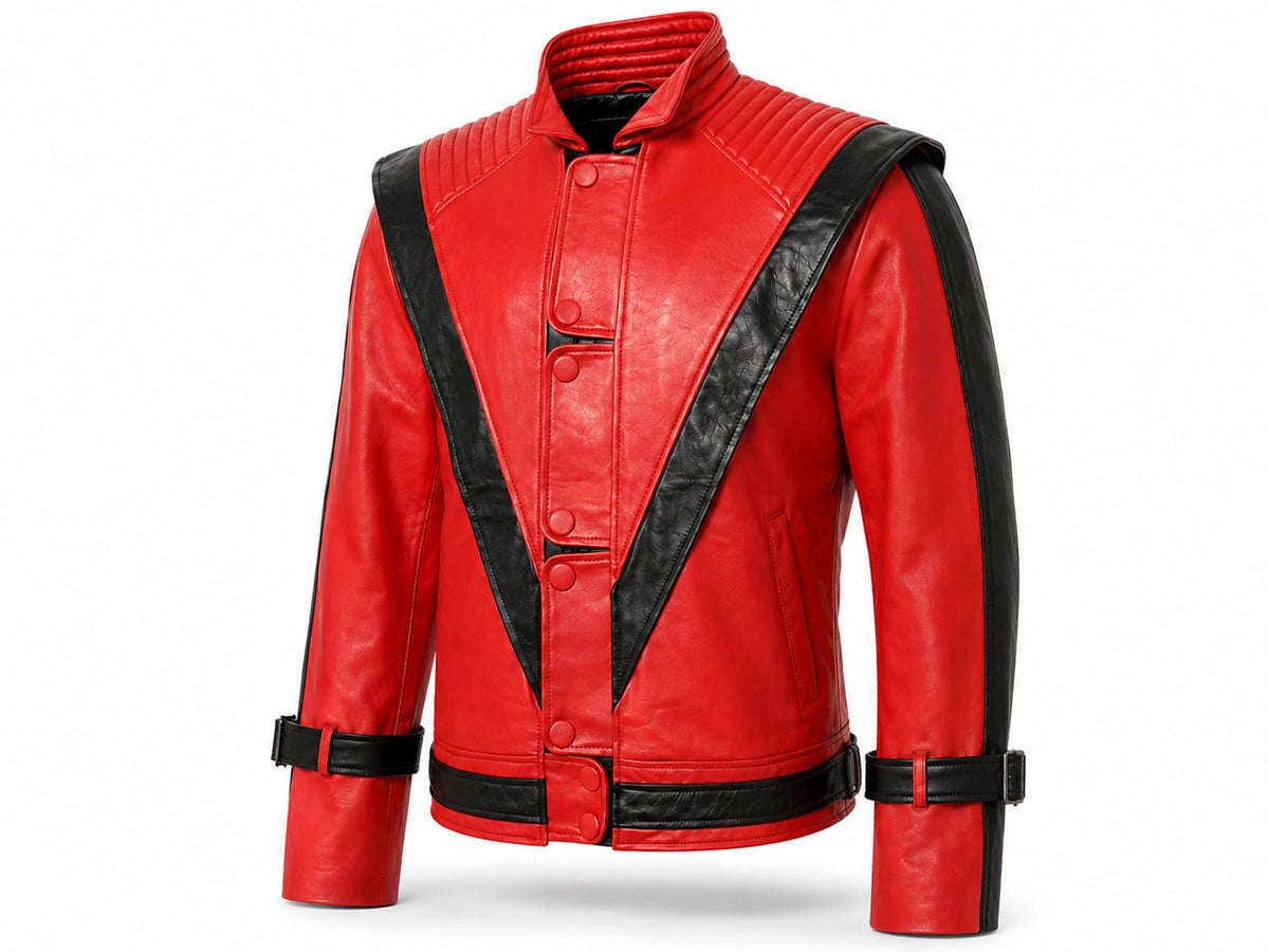 Michael Jackson Red Black Thriller Jacket