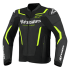 Alpinestars GP Force V2 Black Green Leather Motorcycle Jacket – CE Armor