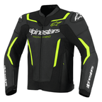 Alpinestars GP Force V2 Black Green Leather Motorcycle Jacket – CE Armor