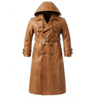Unisex Leather Halloween Costume Coat