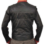 Christian Bale Movie Batman Style Leather Jacket