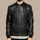 Best Real Black Leather Bomber Jacket Mens