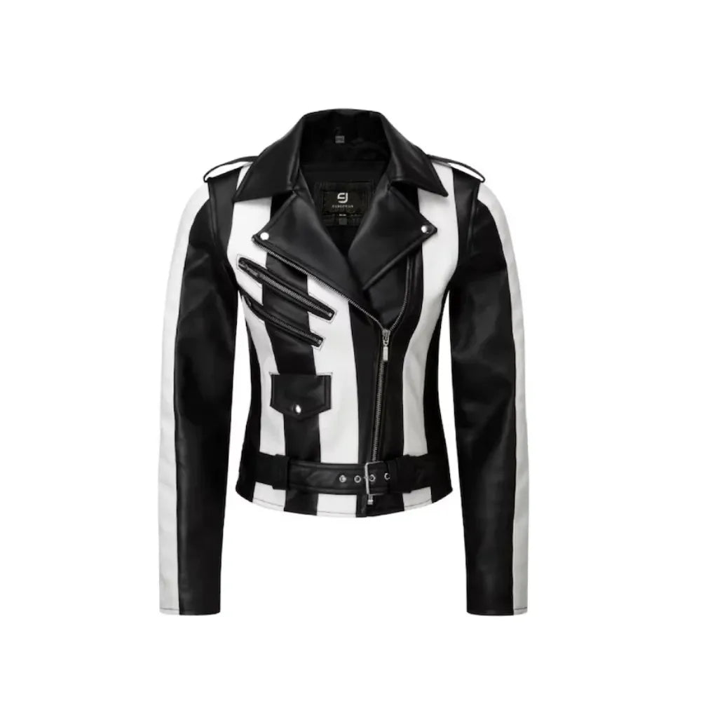 Kill Star Beetle Juice Real Leather Jacket