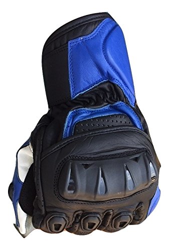 Motorcycle Blue Bikers TPU Touch Screen Campatible Gloves