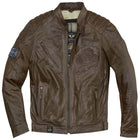 Black Cafe London Houston Motorcycle Leather Jacket for Men