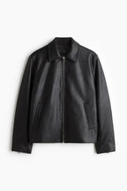 Boxy Cropped Leather Jacket for Men & Women | Premium Streetwear Biker Jacket