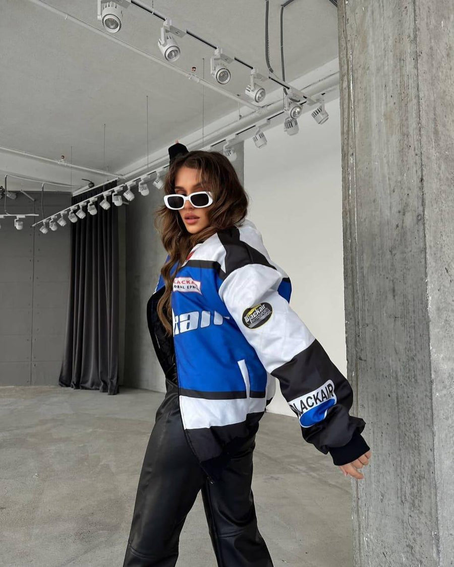 Blackair Racing Jacket – Streetwear Inspired by Speed and Power