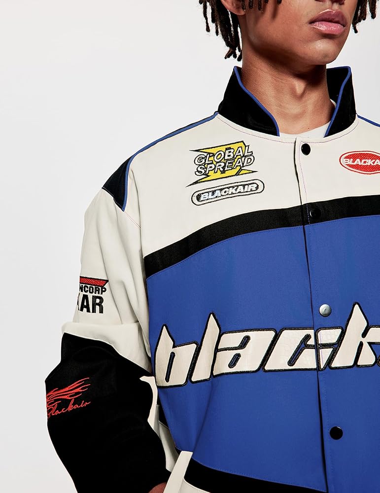 BlackAir Racing Jacket – Streetwear Motorsport Edition