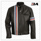 Black Real Leather Peter Fonda Easy Rider Jacket