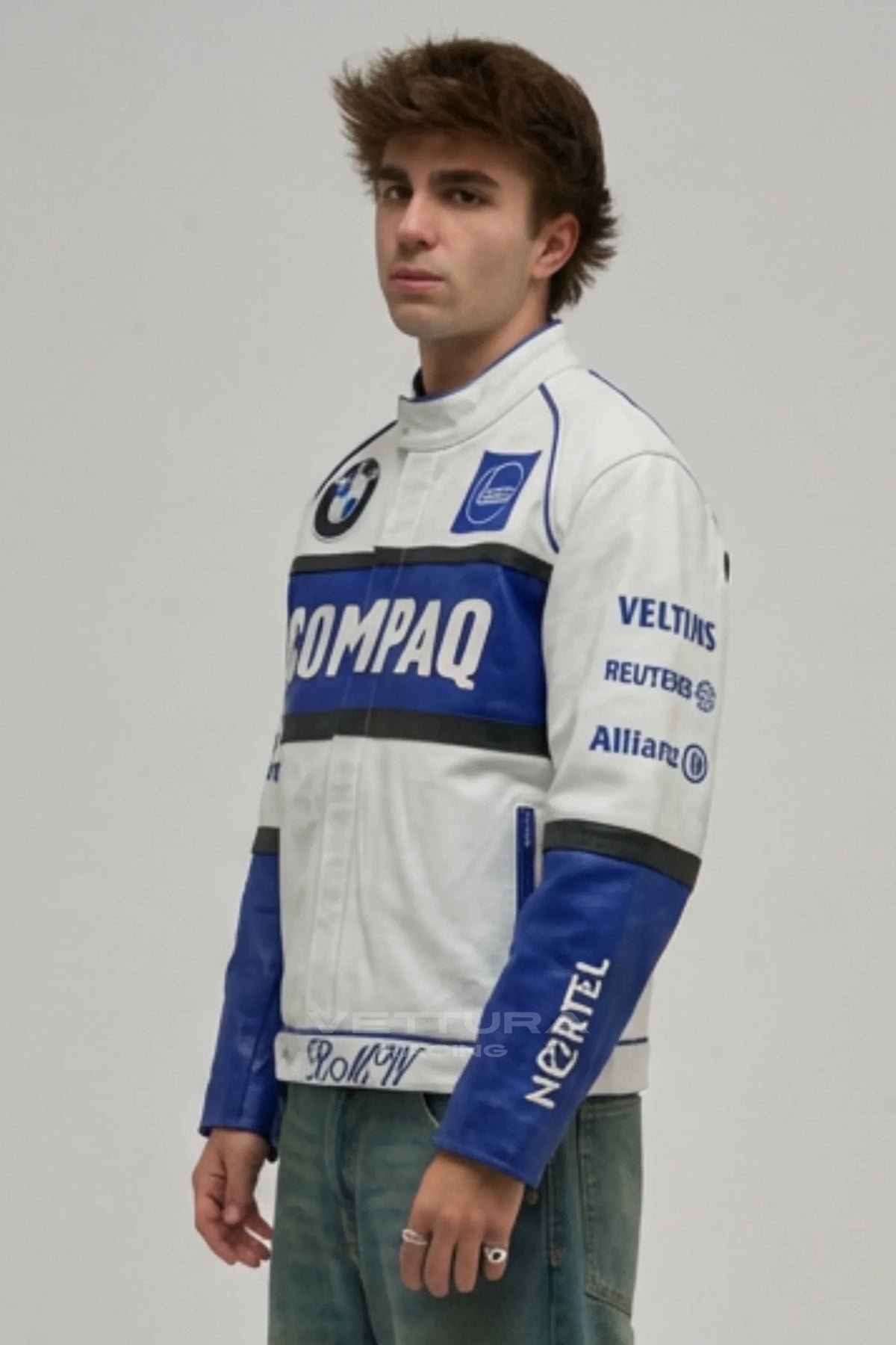 BMW Compaq Vintage Leather Jacket – Ready to Ship