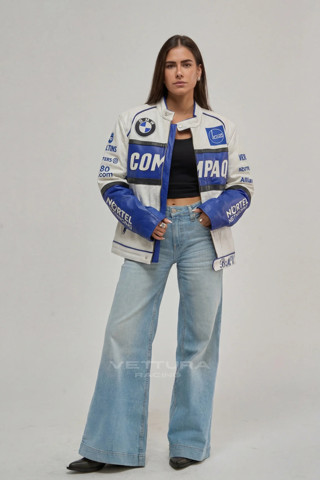 BMW Compaq Vintage Leather Jacket – Ready to Ship