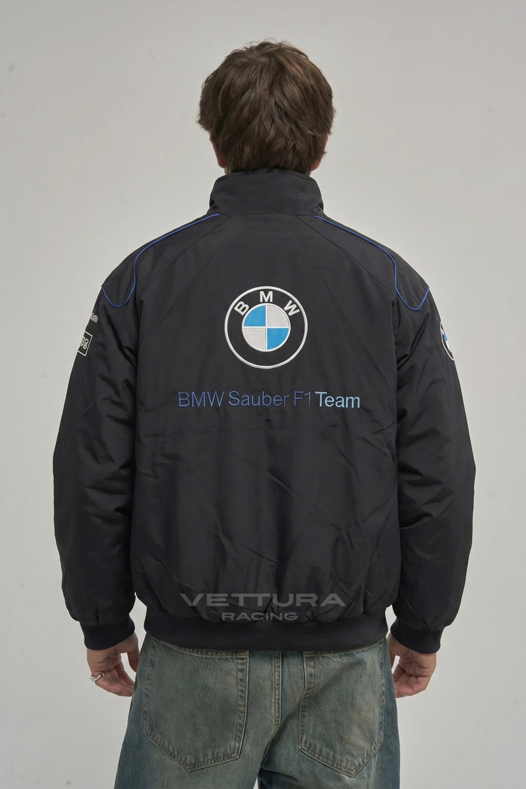 BMW F1 Vintage Racing Jacket - Black Edition