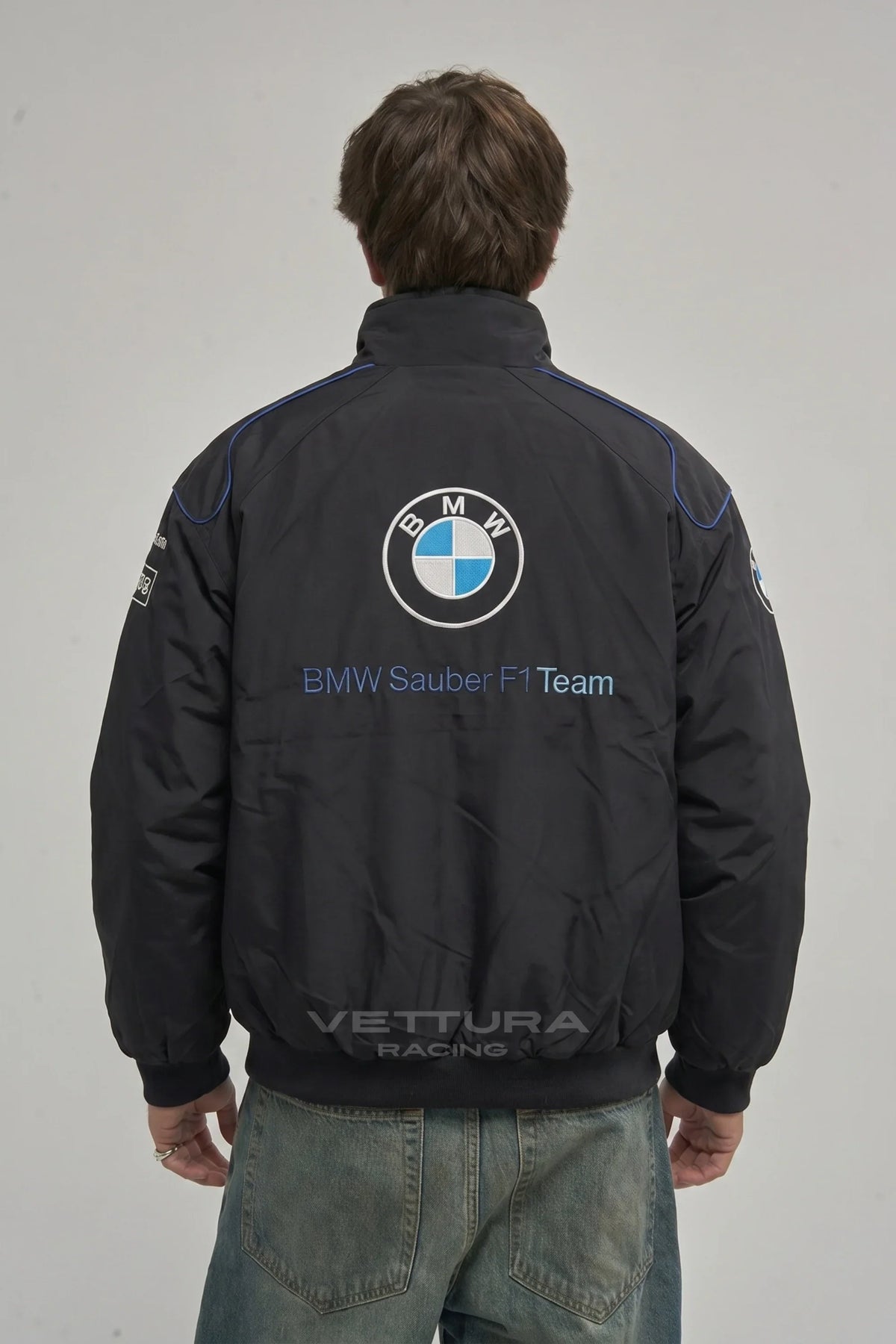 BMW F1 Vintage Racing Jacket - Black Edition
