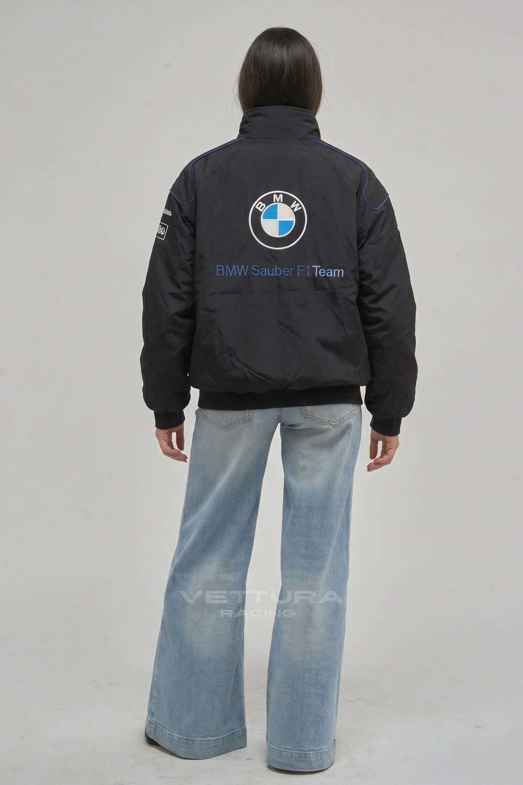 BMW F1 Vintage Racing Jacket - Black Edition