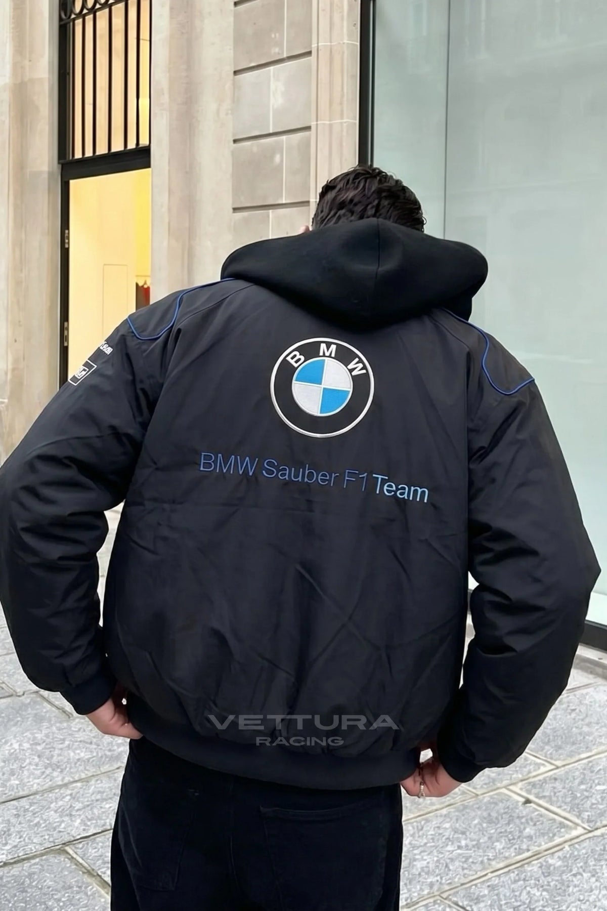BMW F1 Vintage Racing Jacket - Black Edition