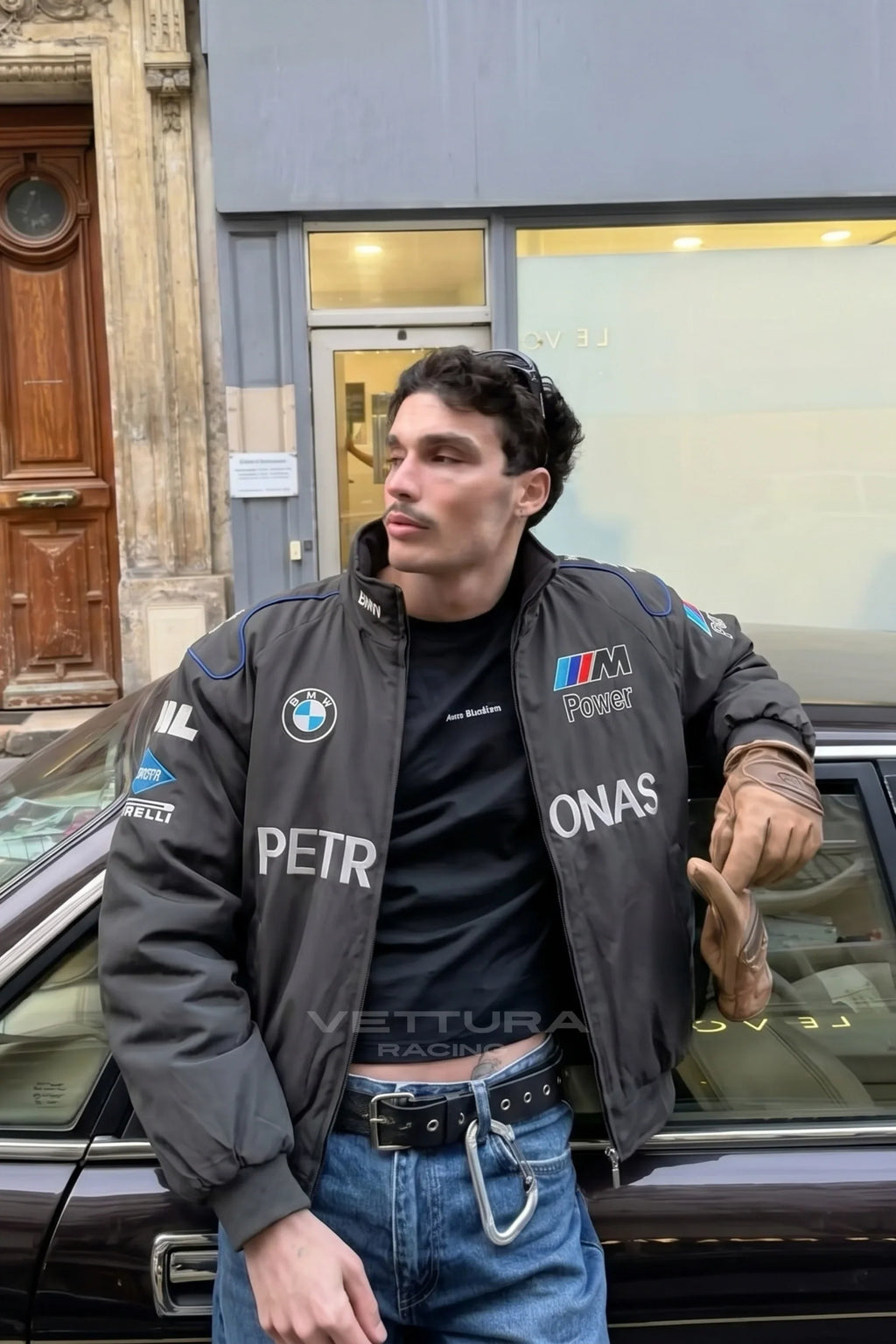 BMW F1 Vintage Racing Jacket - Black Edition