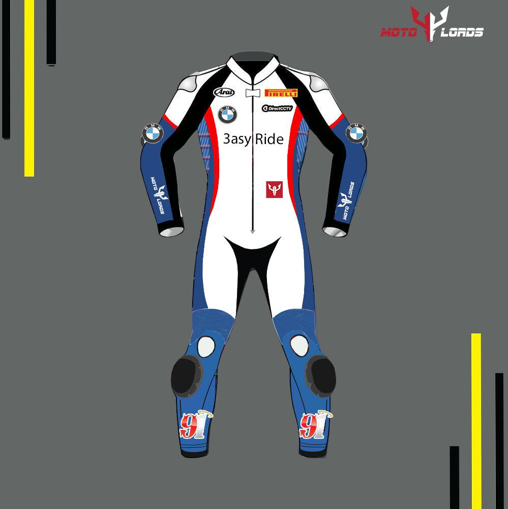 BMW Leon Haslam Racing Suit – Premium MotoGP Leather Gear