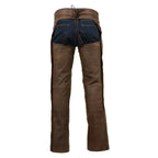 Men’s Brown Leather Chaps