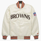 Classic Cleveland Browns Starter Satin Bomber Jacket