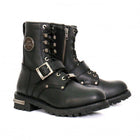 Hot Leathers Women's Iron Rose Black Logger Boots - BTL1001