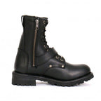 Hot Leathers Women's Iron Rose Black Logger Boots - BTL1001