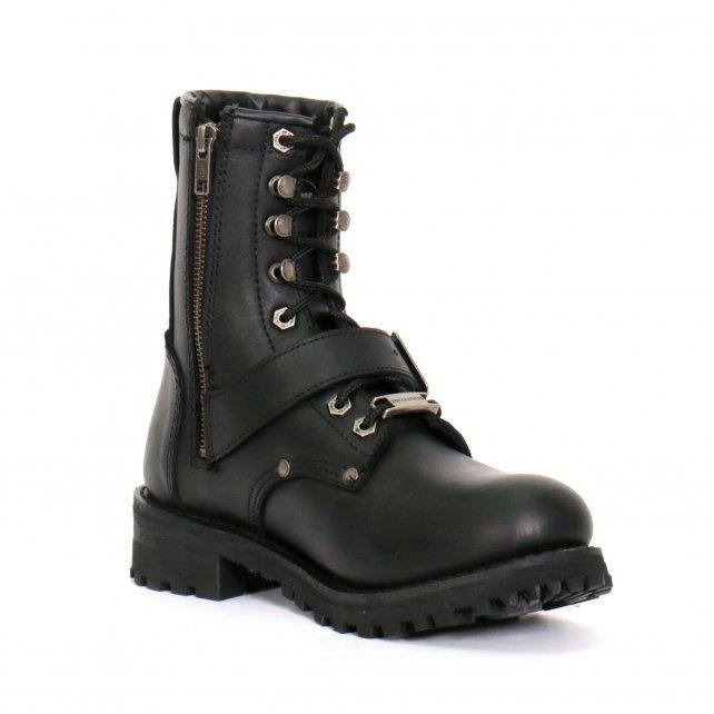 Hot Leathers Women's Iron Rose Black Logger Boots - BTL1001