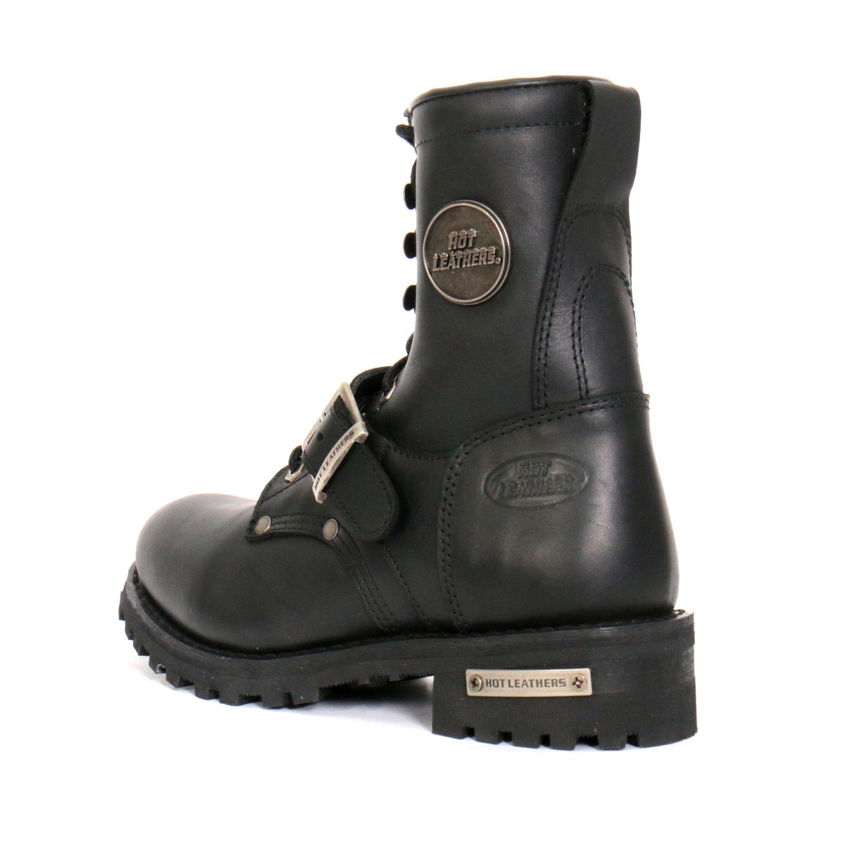 Hot Leathers Women's Iron Rose Black Logger Boots - BTL1001