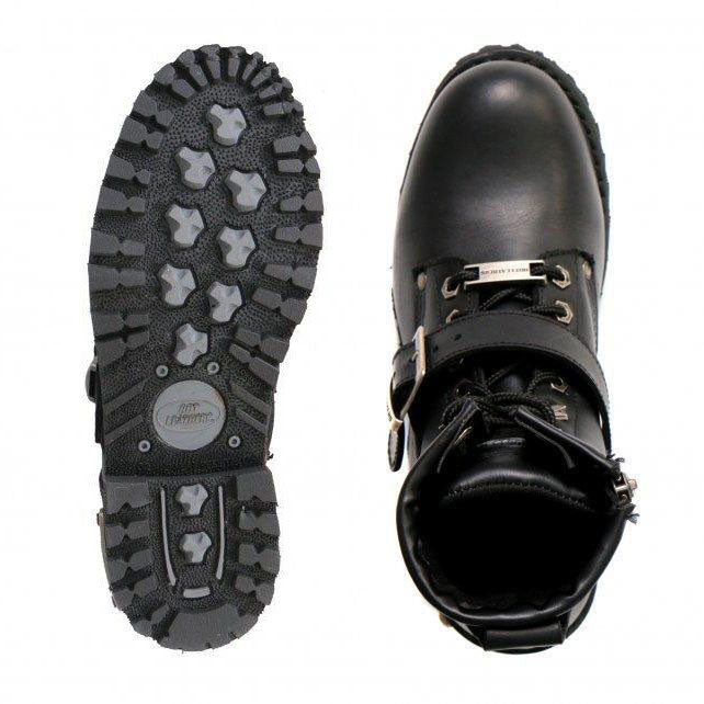 Hot Leathers Women's Iron Rose Black Logger Boots - BTL1001