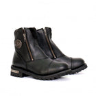 Hot Leathers Women's Double Trouble Black Zipper Boots - BTL1002