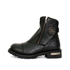 Hot Leathers Women's Double Trouble Black Zipper Boots - BTL1002