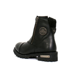 Hot Leathers Women's Double Trouble Black Zipper Boots - BTL1002