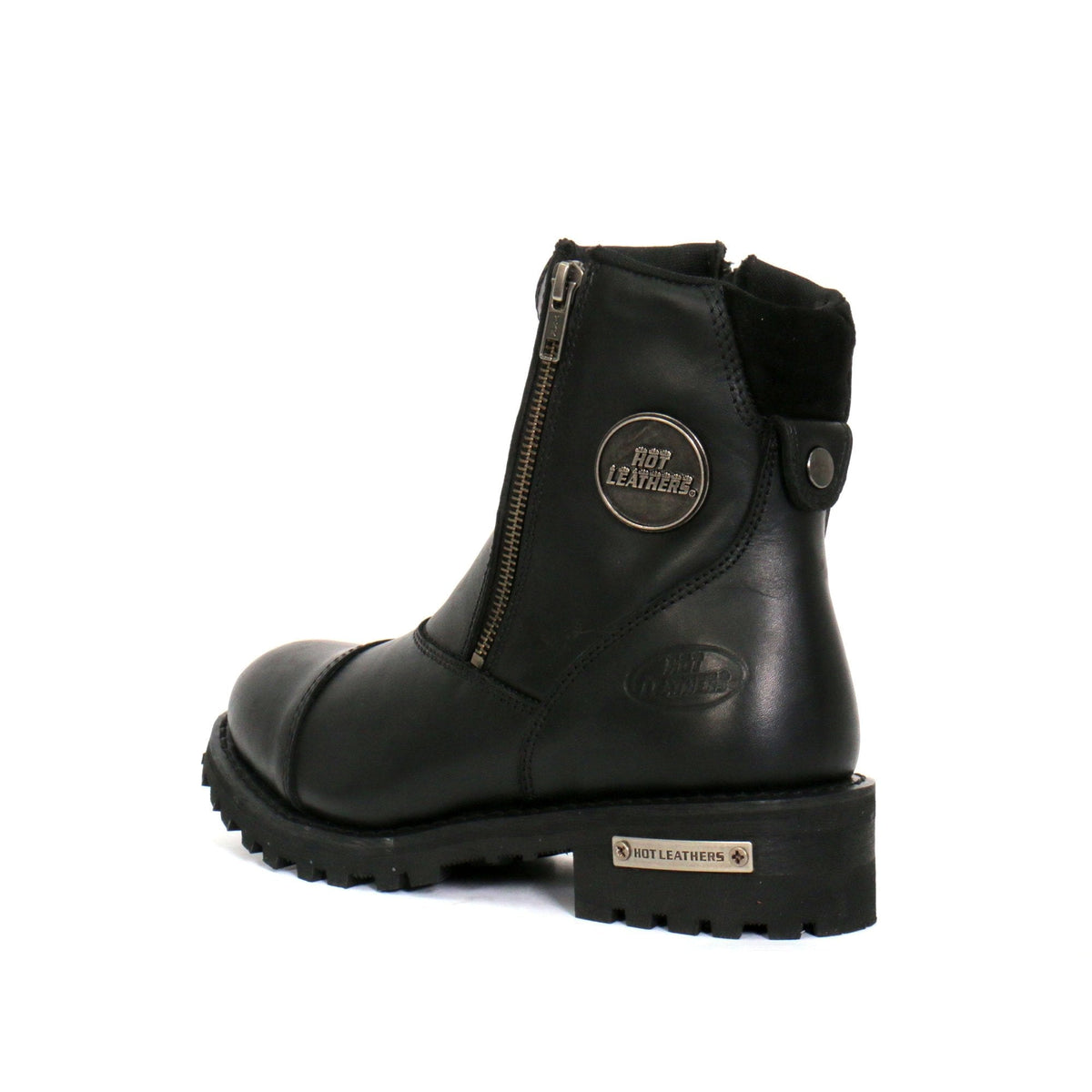 Hot Leathers Women's Double Trouble Black Zipper Boots - BTL1002
