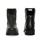 Hot Leathers Women's Double Trouble Black Zipper Boots - BTL1002