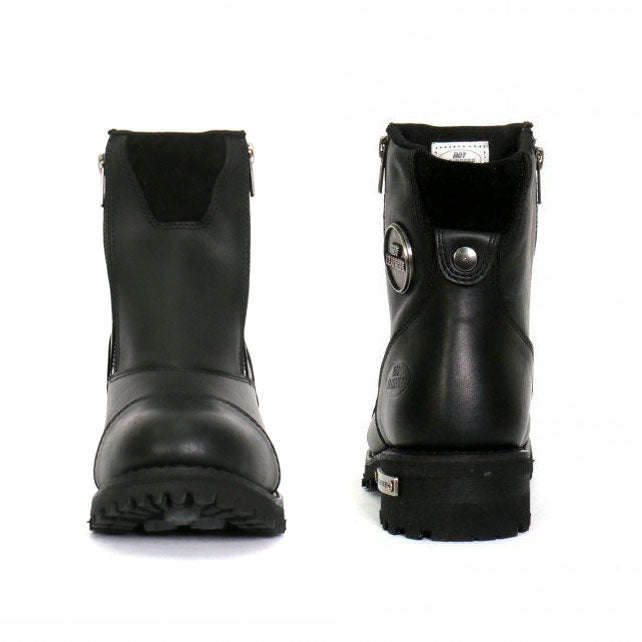 Hot Leathers Women's Double Trouble Black Zipper Boots - BTL1002