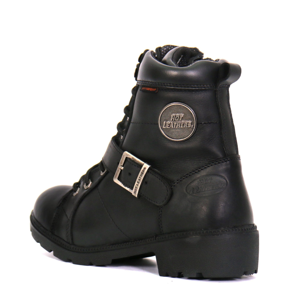 Hot Leathers Women's Road Siren Black Lace-Up Boots - BTL1004